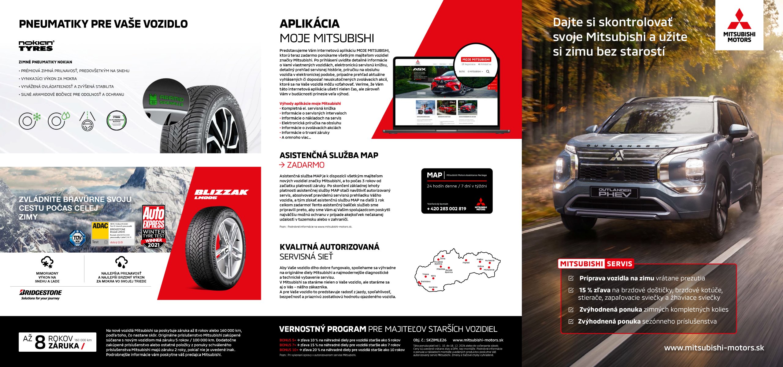 Mitsubishi zimná kampaň 2026 - leták v PDF